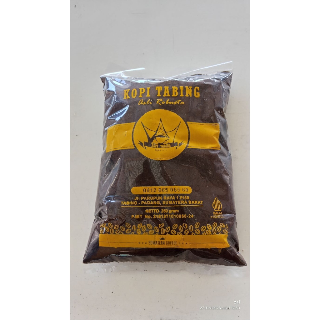

Kopi Tabing - Kopi Robusta khas padang