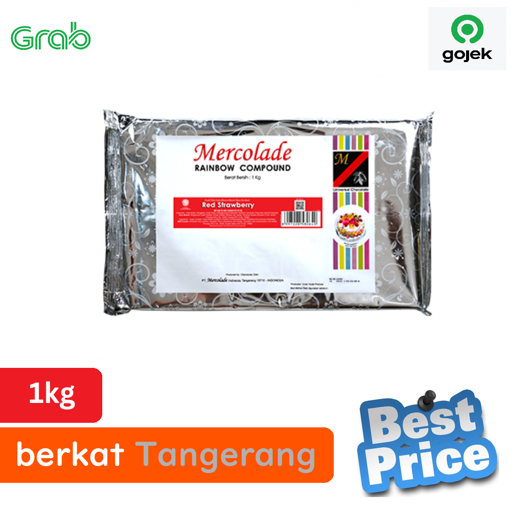 

Mercolade Rainbow Compound / Coklat Warna 1kg