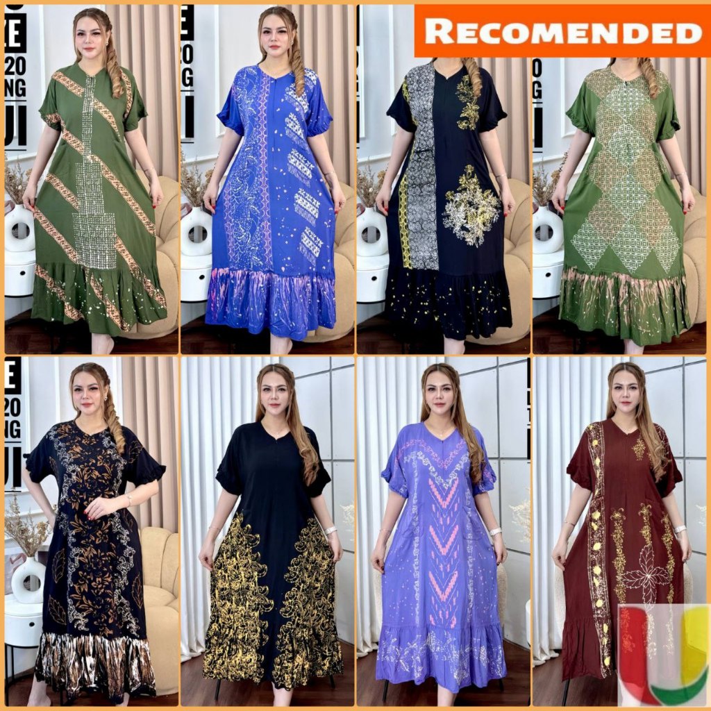 Batik Usman - Terbaru Daster Rampel Jumbo Rayon Twill Cap Malaman Pekalongan Kekinian Viral