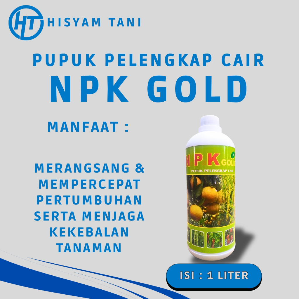 PUPUK PELENGKAP CAIR NPK GOLD+ZPT 1 LITER