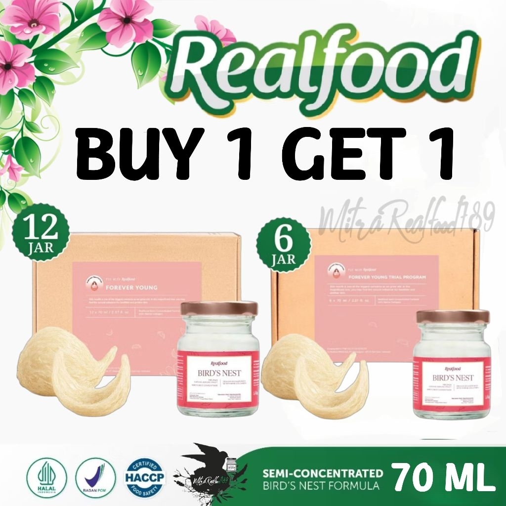 

Realfood Promo Forever Young ( Minuman Sarang Burung Walet )