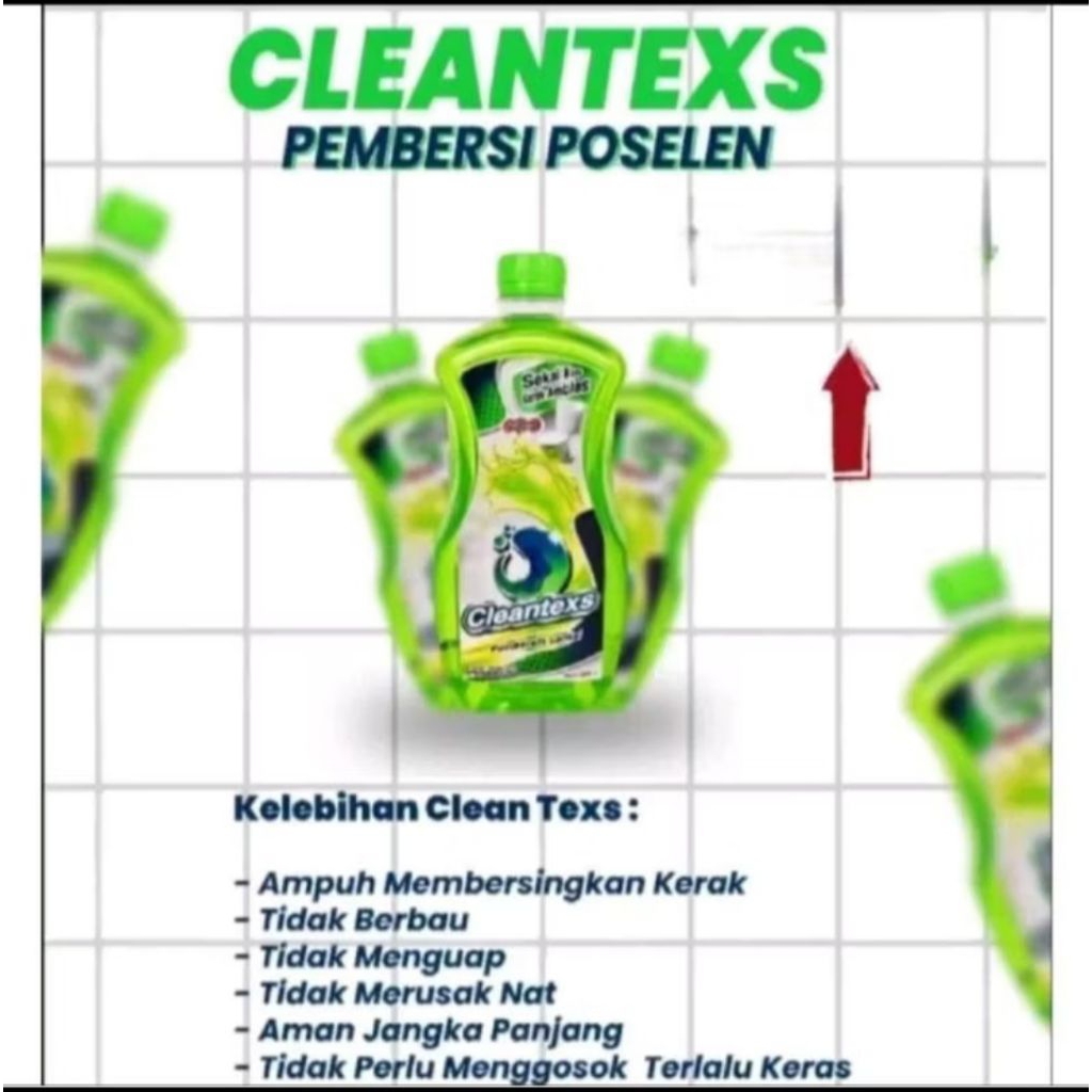 CLEANTEXS pembersih kamar mandi AMPUH