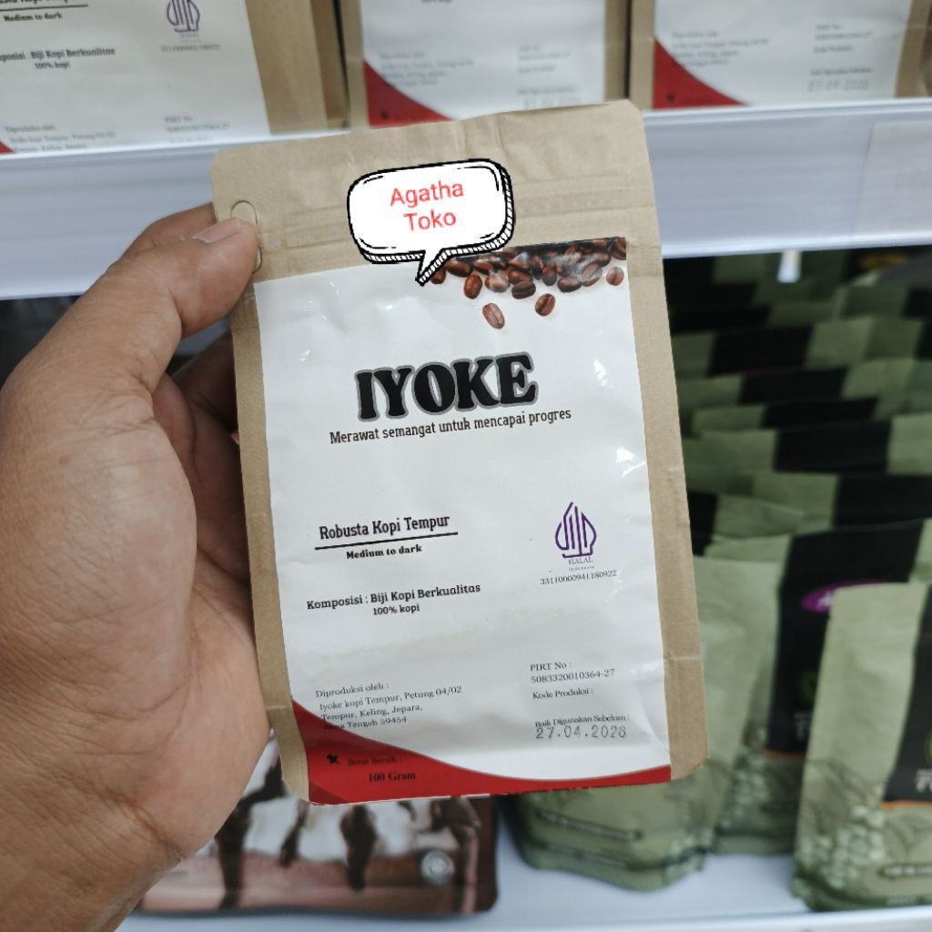 

KOPI ROBUSTA JAVA TEMPUR IYOKE ASLI JEPARA 100 GRAM BUBUK