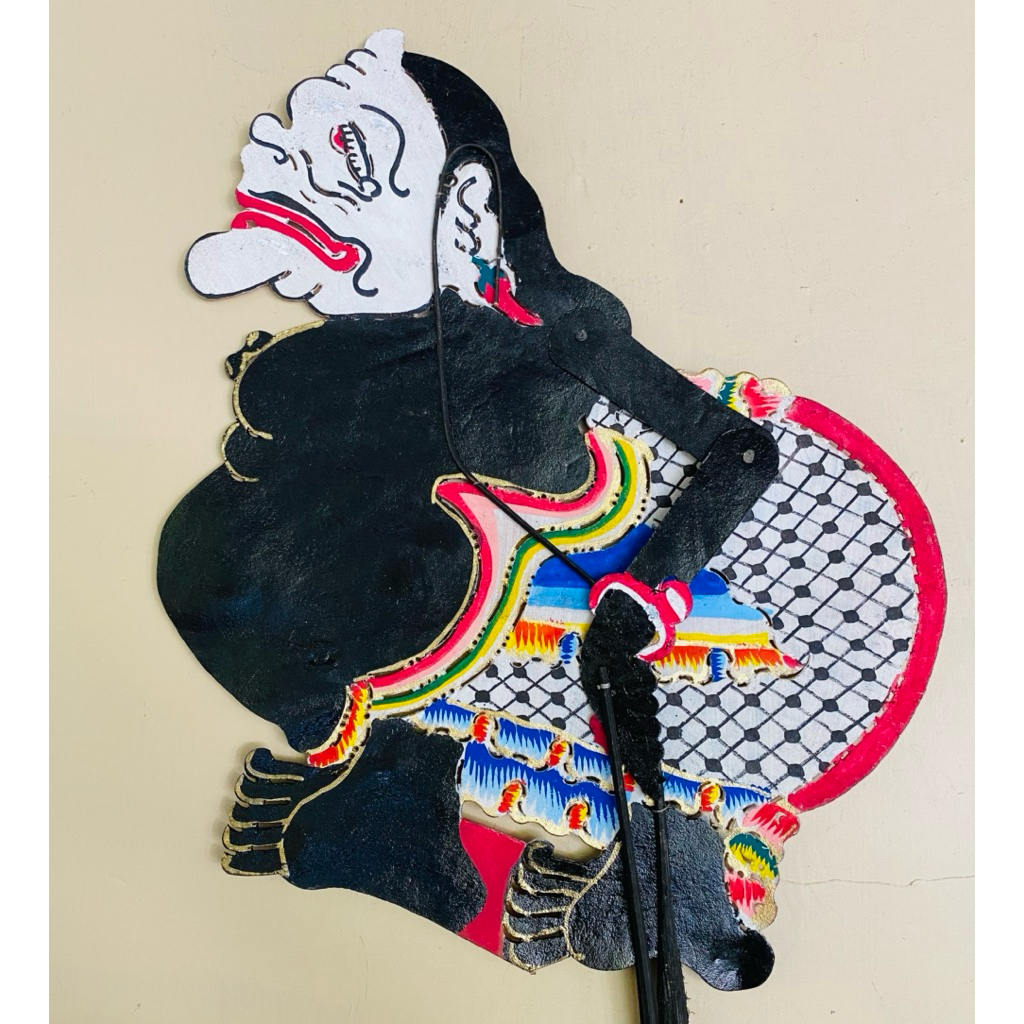 Wayang Kulit Semar Hitam / Emas Standar Dalang