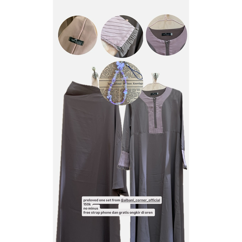abaya one set by albani corner