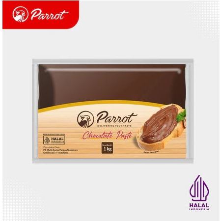 

PARROT CHOCOLATE PASTE / PASTA COKELAT PARROT / COKELAT PASTA KILOAN / COKELAT FILLING KILOAN 1KG