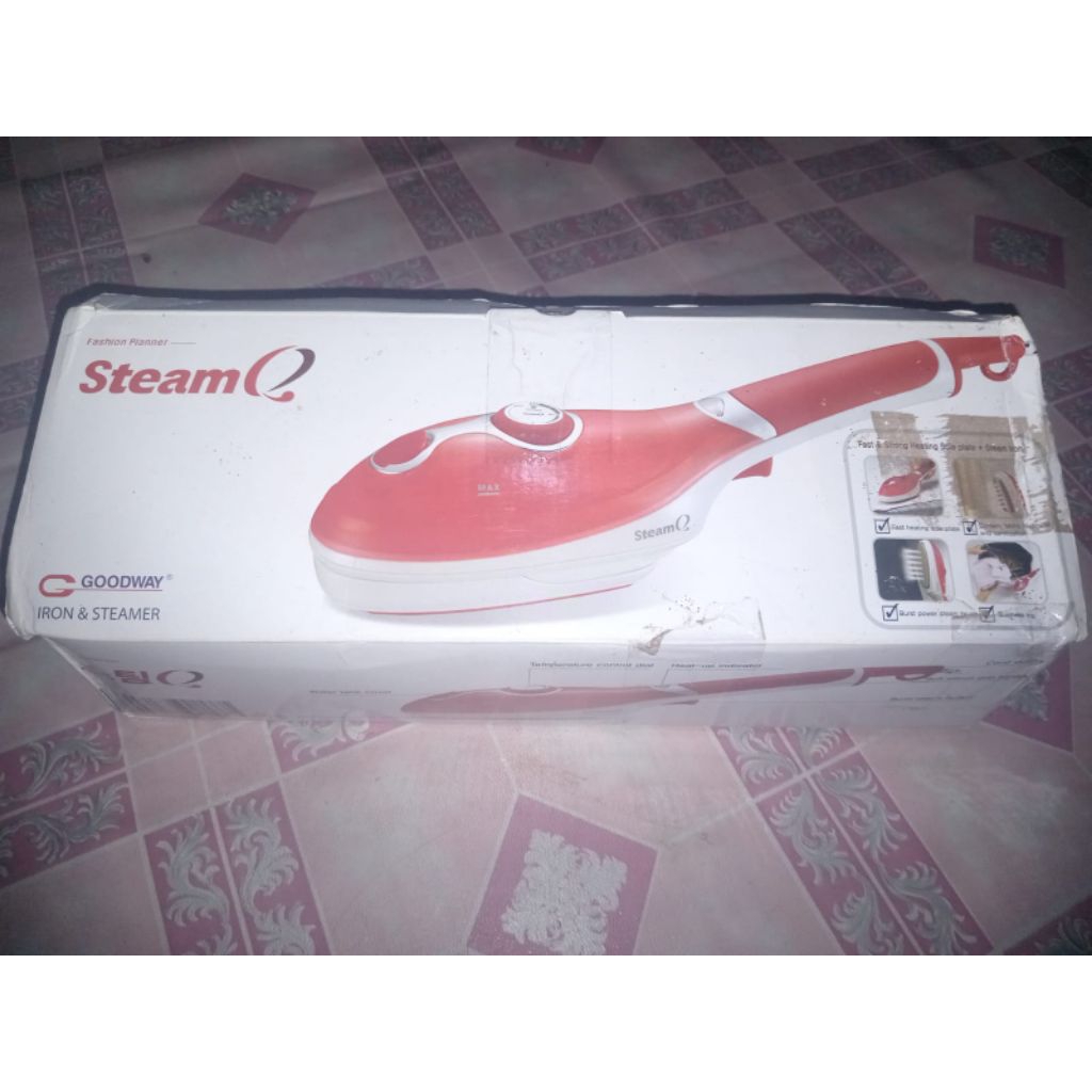 Setrika Uap Genggam SteamQ by Goodway