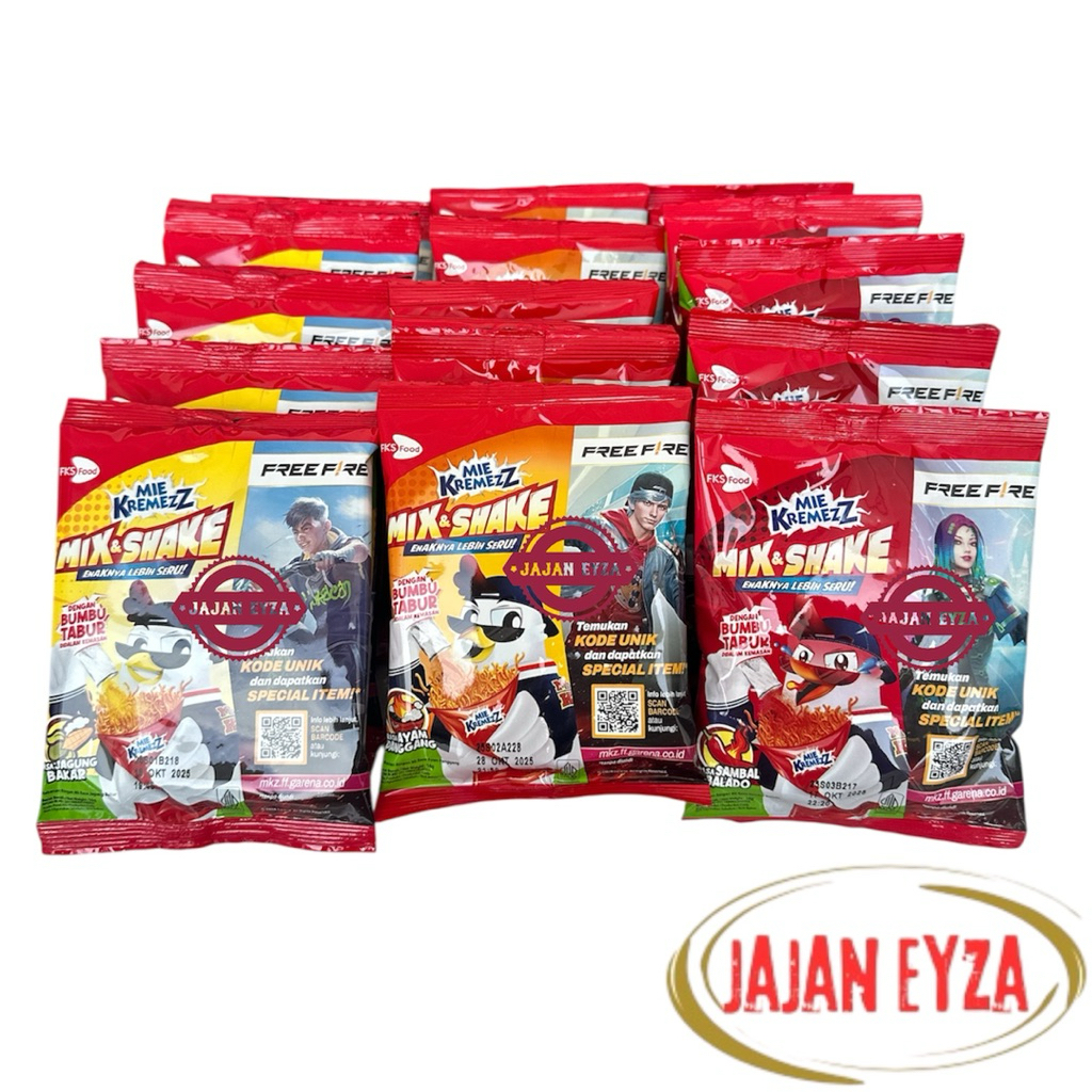 

MIE KREMEZZ MIX & SHAKE 1 RENTENG 10pcs MIE JADUL