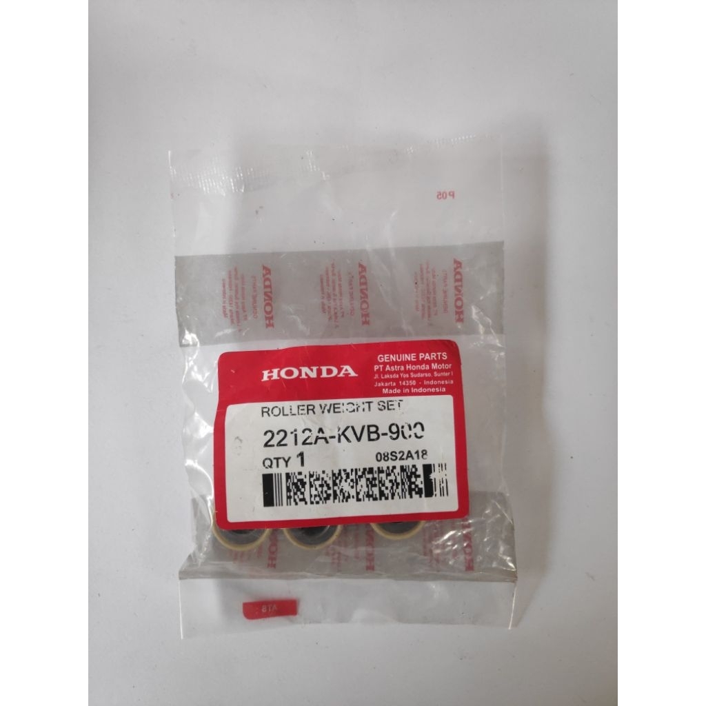 Roller Set 13 Gram Honda Vario 110/ Beat FI/ Beat Pop Ori AHM.