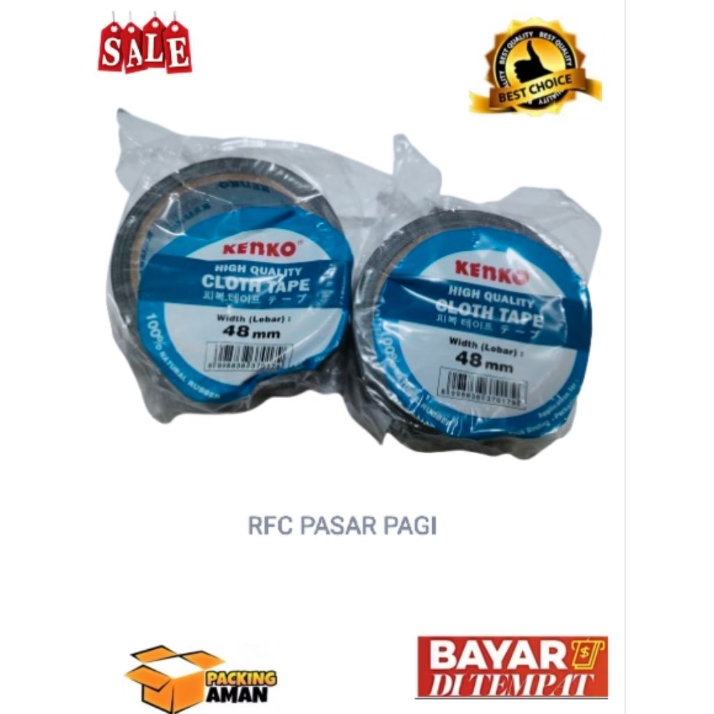 

Cloth Tape/ lakban jilid Kenko 48mm