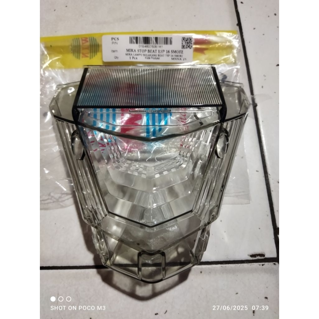 Mika stop rem smoke hitam Beat 20 deluxe Beat Street 20