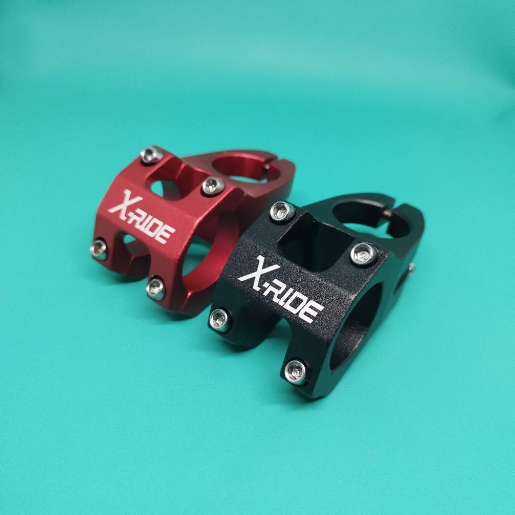 Stem X-ride Stem sepeda MTB 31.6 45mm model zoom funn strummer foes xride