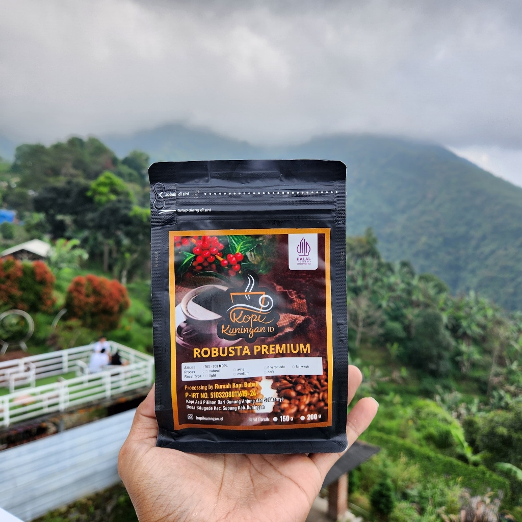 

Kopi Robusta Super Petik Merah 100% Asli Kuningan 200 Gram
