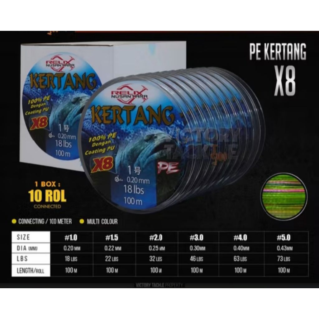 SENAR PE KERTANG X8 RELIX NUSANTARA