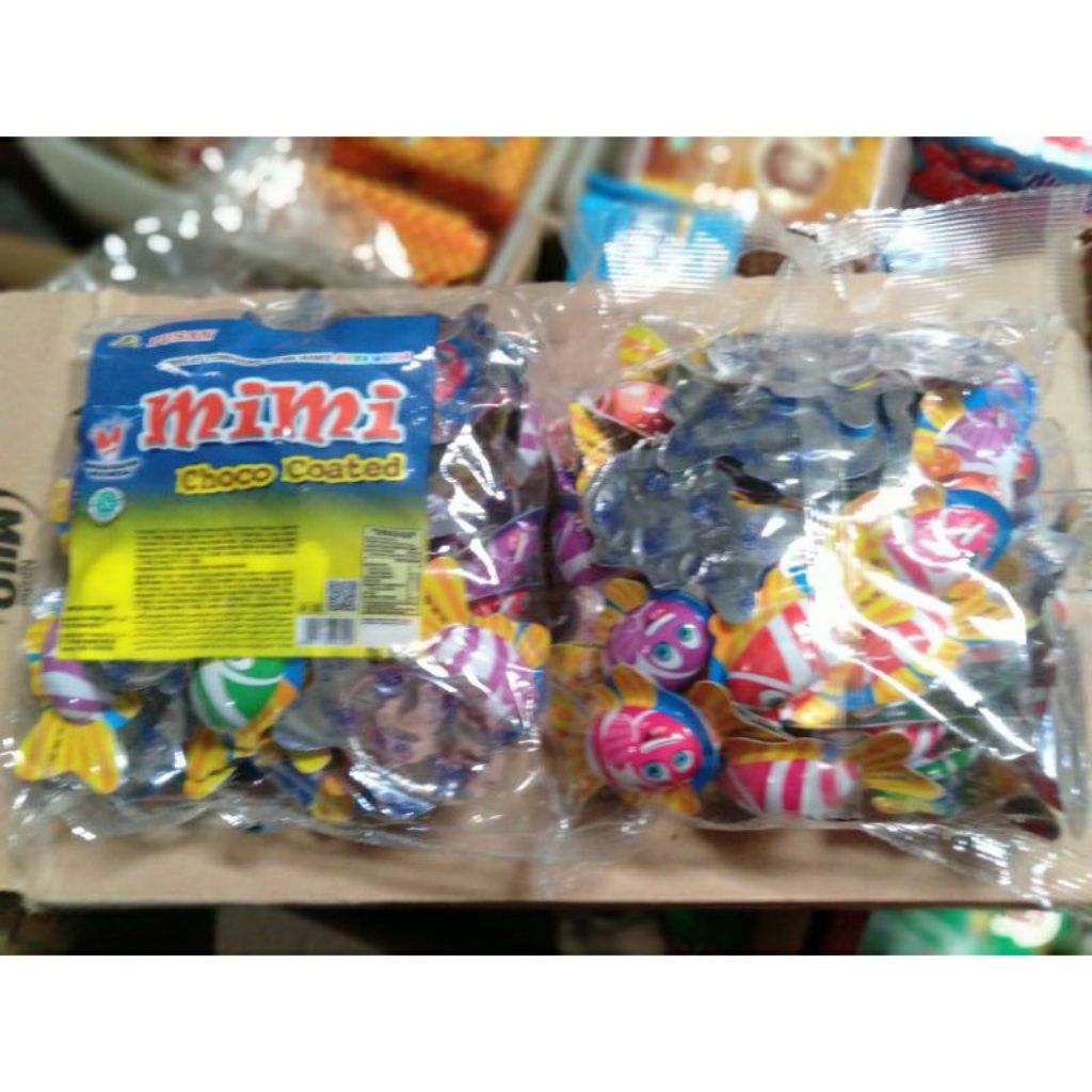 

Mimi Chocolate Isi 50pcs Bentuk Ikan