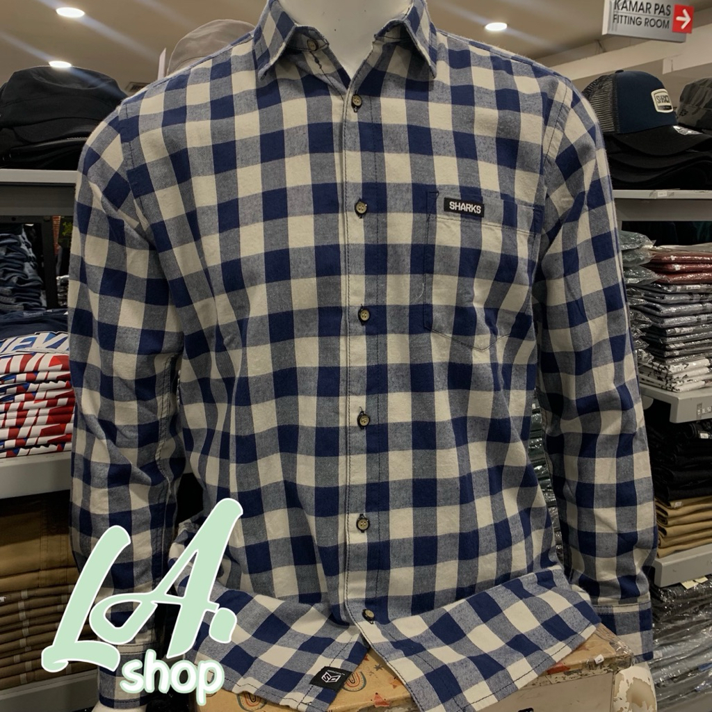 SHARKS Kemeja Pria SGF 2Y 0152
