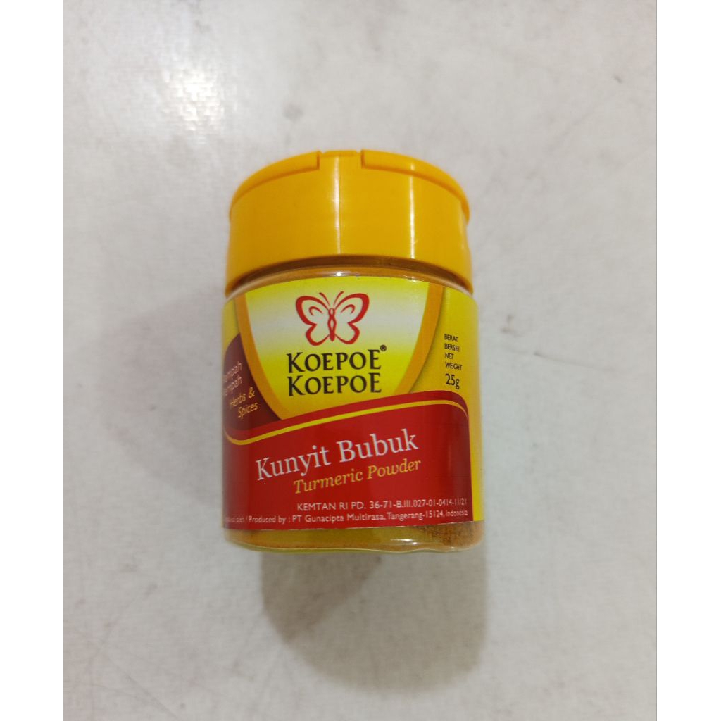 

KOEPOE KOEPOE kunyit bbuk 25gram