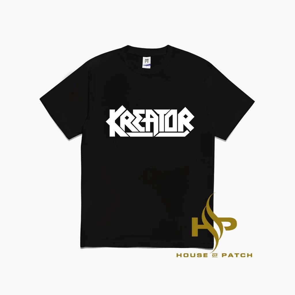KAOS BAND KREATOR 5 TAG MERCHCONS SIZE LUAR / KAOS MUSIK DISTRO - HOUSE OF PATCH