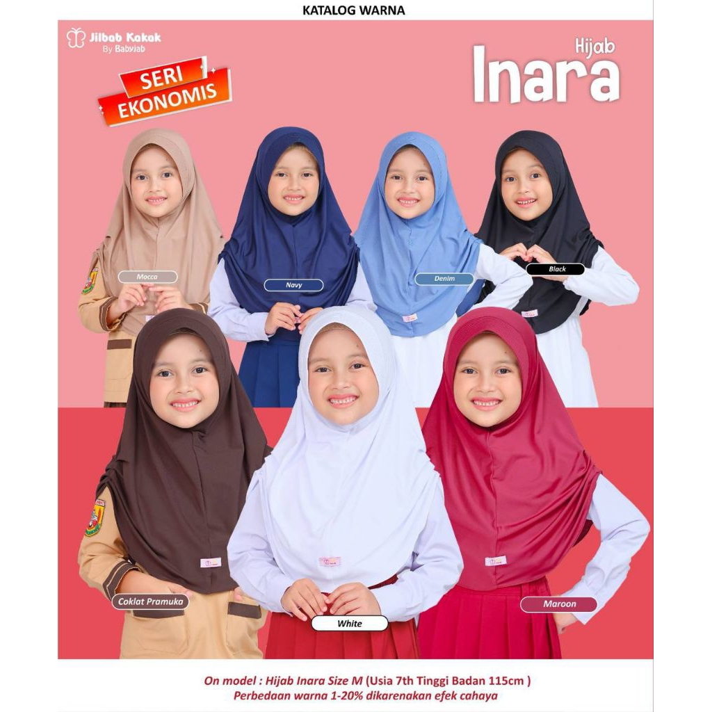 Jilbab Anak Sekolah/ Kerudung Sekolah Jogja/Jilbab Anak Anak/Jilbab Seragam/Seragam SD Jogja/Kerudun