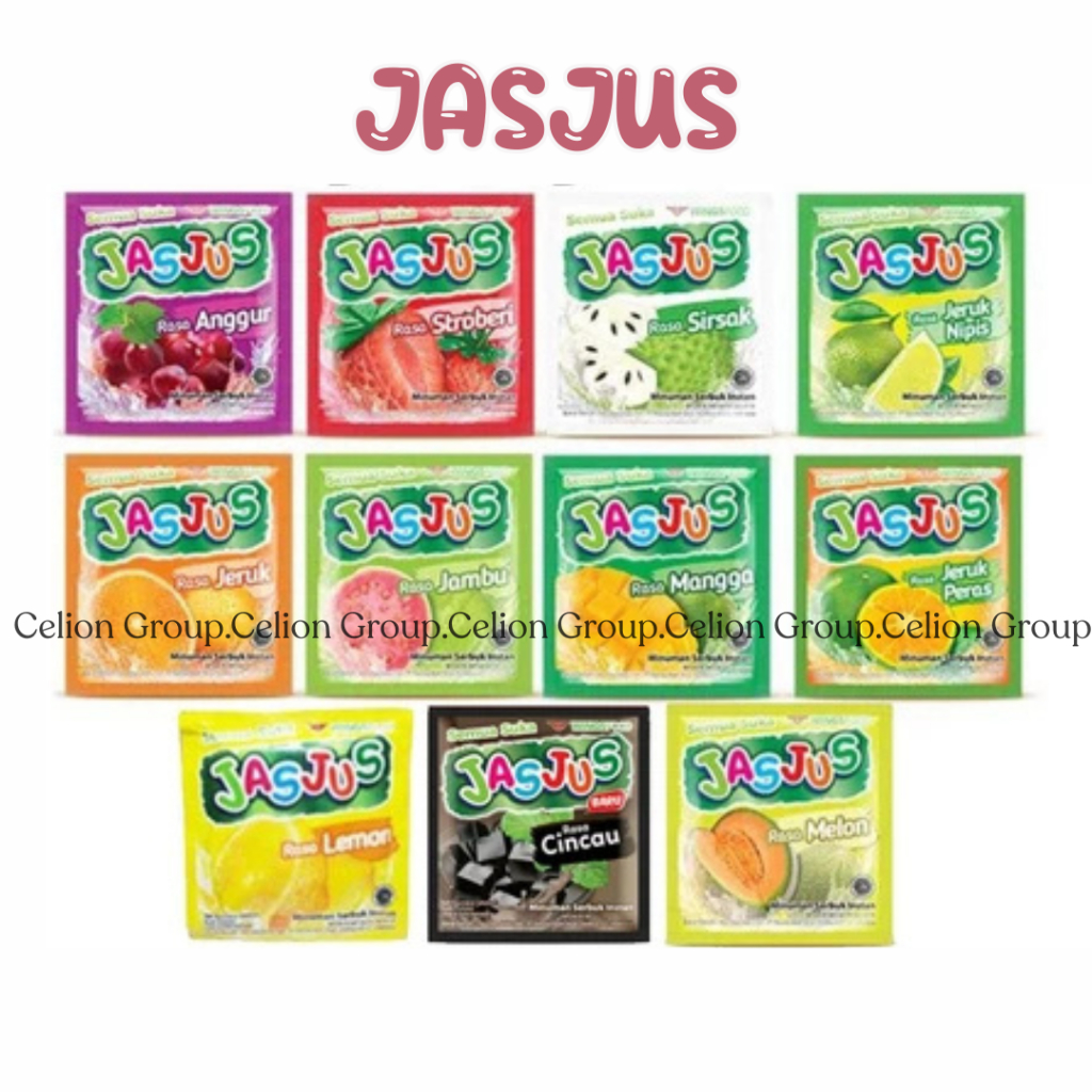 

Jasjus Minuman Rasa Buah / Jasjus Renceng isi 10 Sachet Semua Rasa