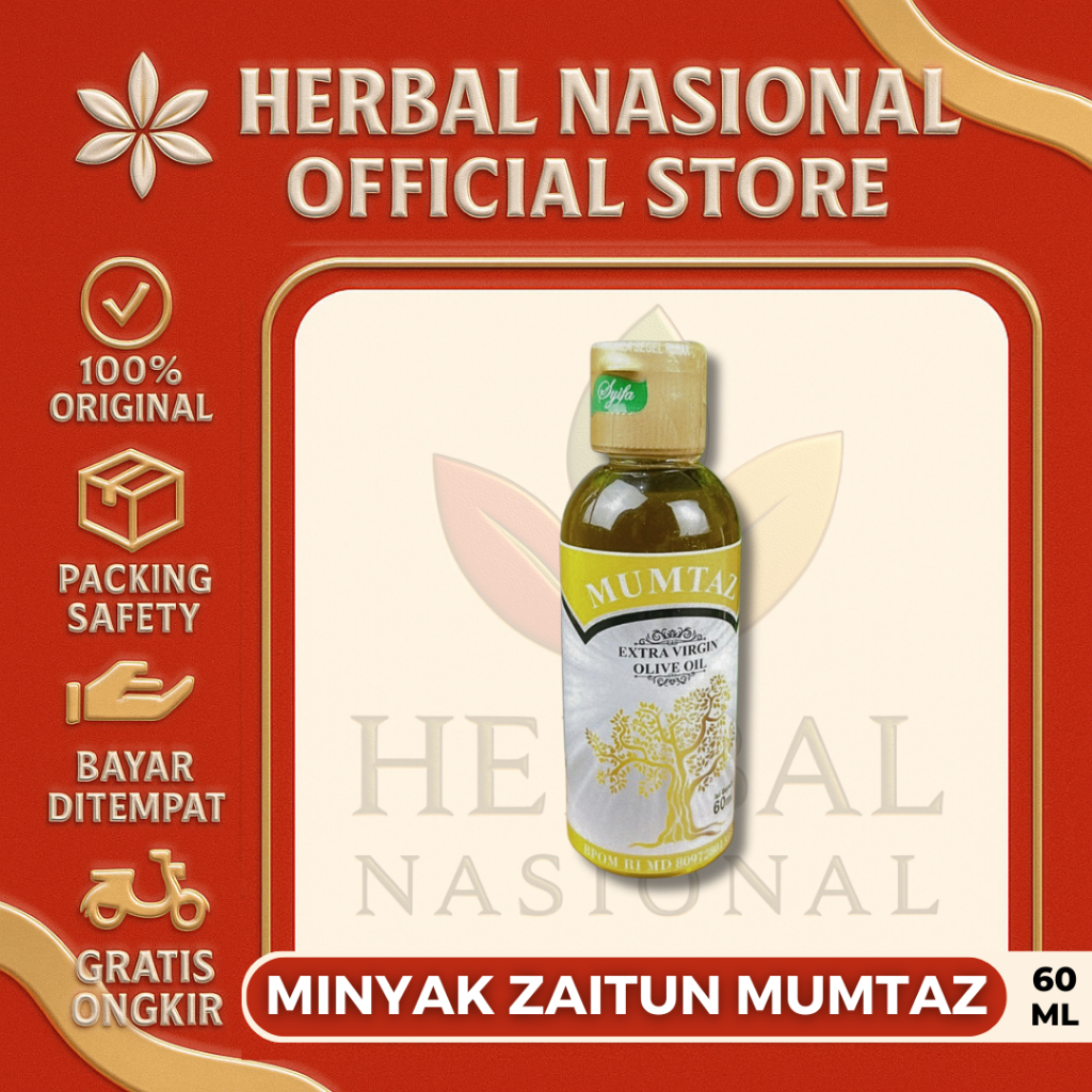 

Minyak Zaitun Mumtaz Ektra Virgin Olive Oil 60 ml