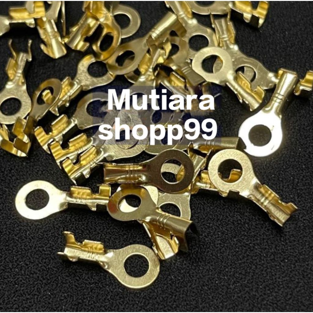 Skun ring mini 4 mm / skun bulat kecil 4 mm ( isi 100pcs )