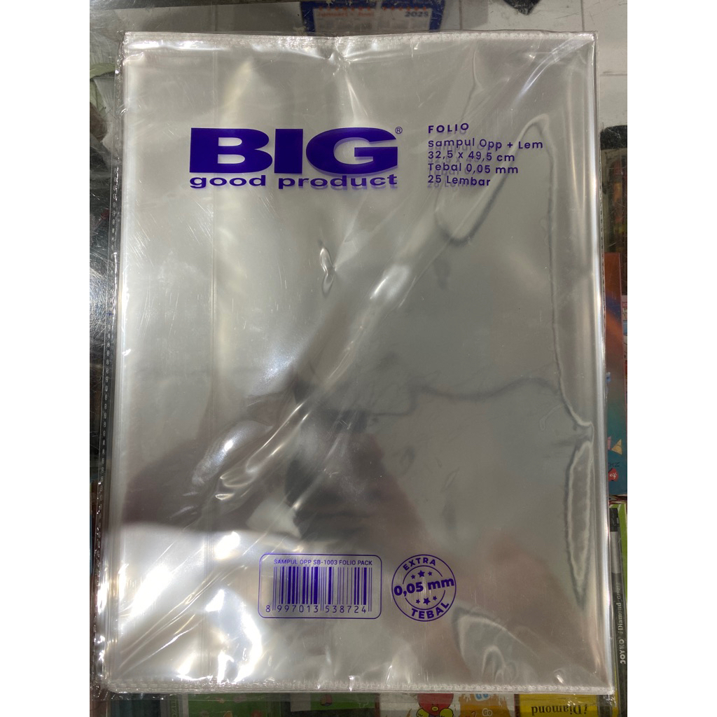 

Sampul Buku Folio Lem BIG / Sampul Folio OPP Lem / Sealing