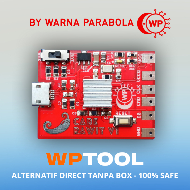 WPTOOL CABE RAWIT PENGGANTI eTHR ISP UNIVERSAL DIRECT EMMC (include software tools, acces suppport g