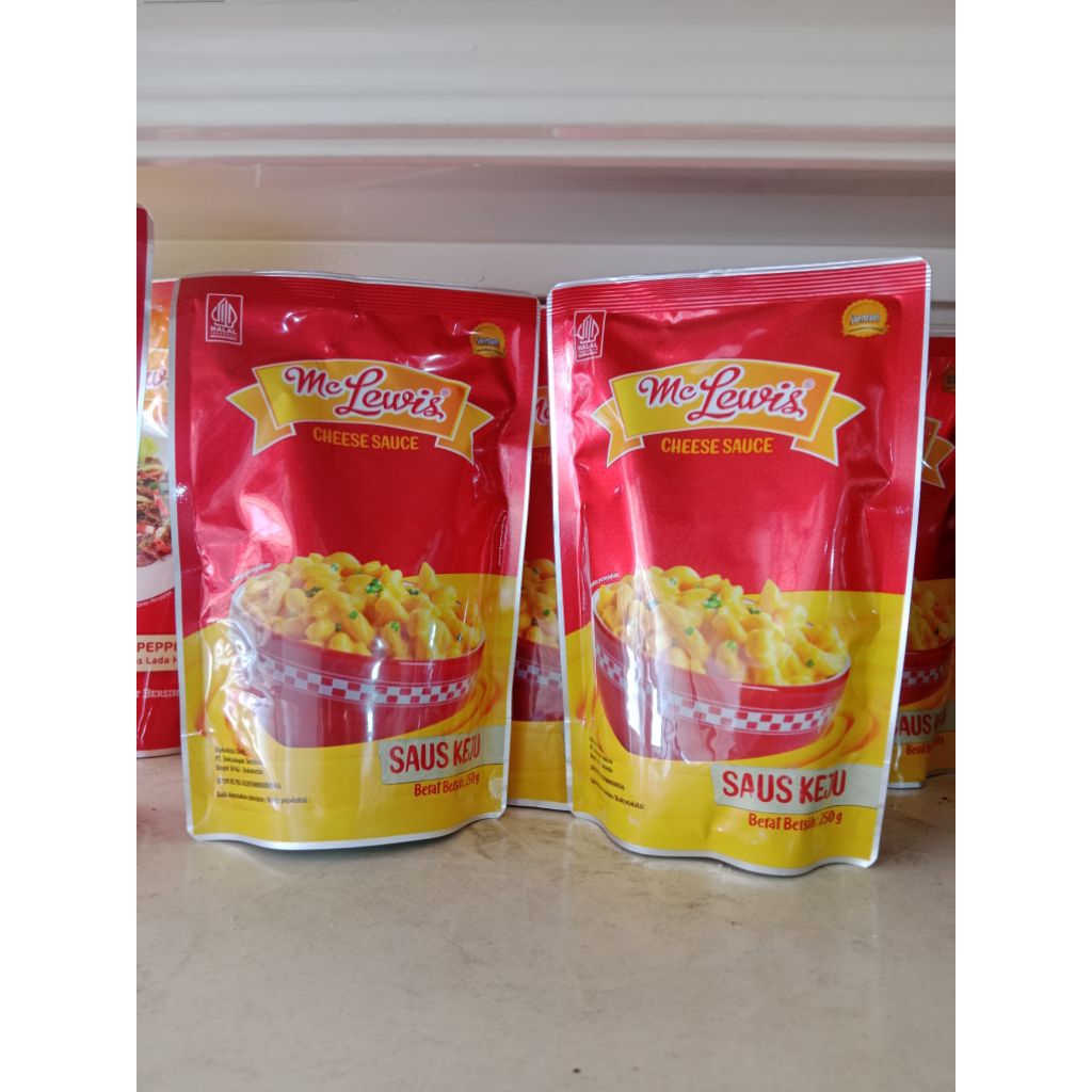 

MC LEWIS CHEESE SAUSE | SAOS KEJU 250 GRAM