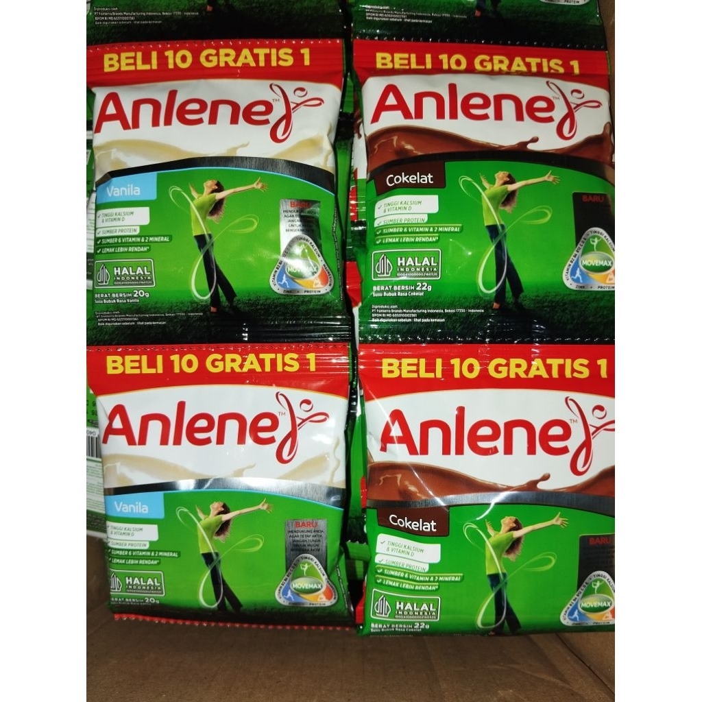 

Anlene sachet isi 10 bonus 1 pcs exp 2026