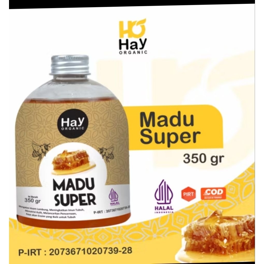 

HAYORGANIC MADU HUTAN ASLI 350 gr madu hutankalimantan