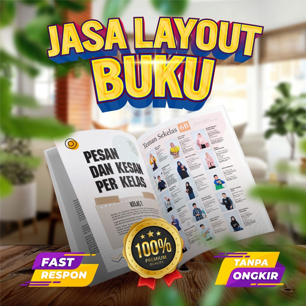 Jasa Layout Buku Tahunan Sekolah Atau Yearbook Custom Profesional