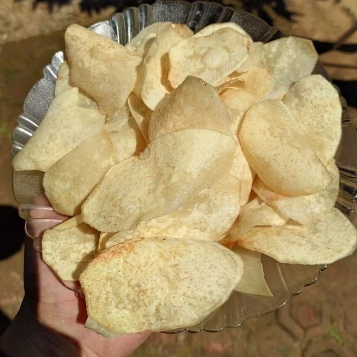 

Keripik Talas 1kg Original Gurih Renyah Asin