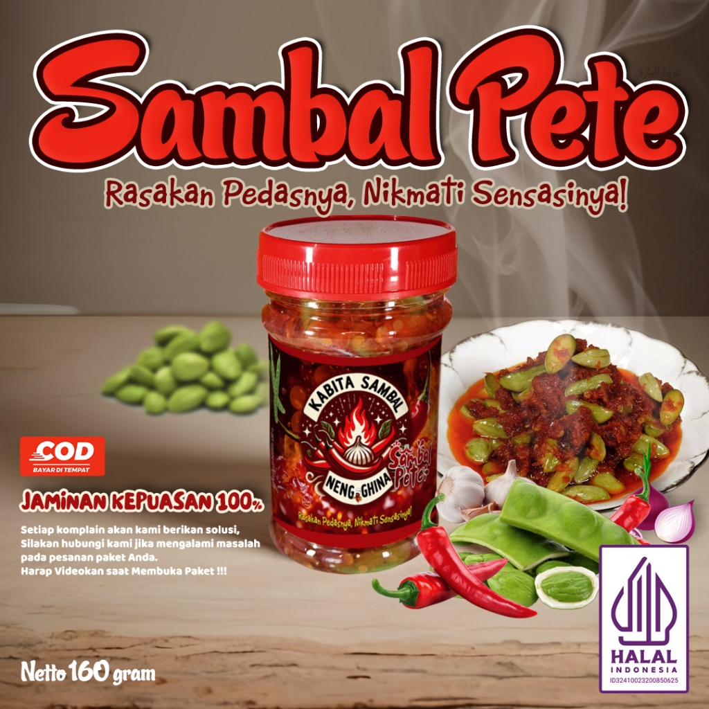

Sambal Pete Pedas Neng Ghina | Pedasnya Pas, Aromanya Juara