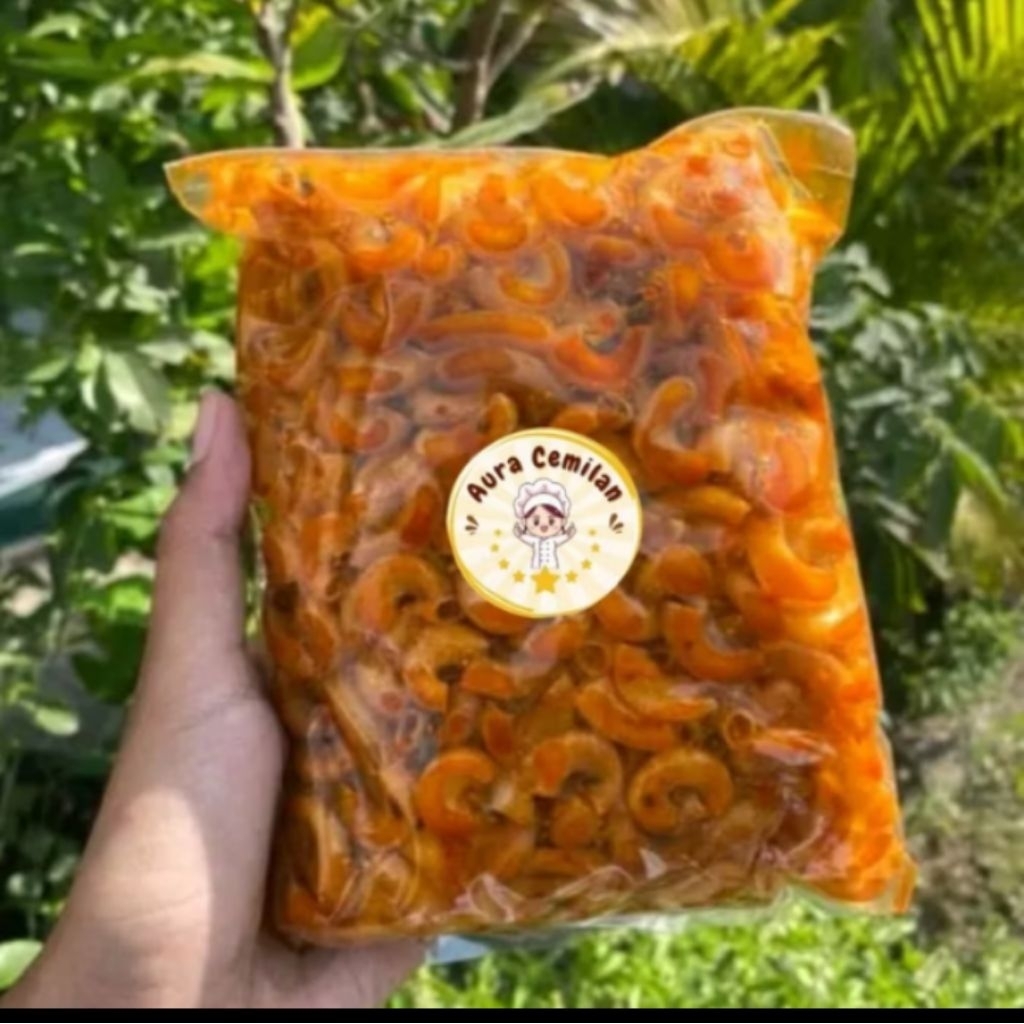 

PROMO 250 gr MAKARONI CIKRUH KRIUK PEDAS DAUN JERUK