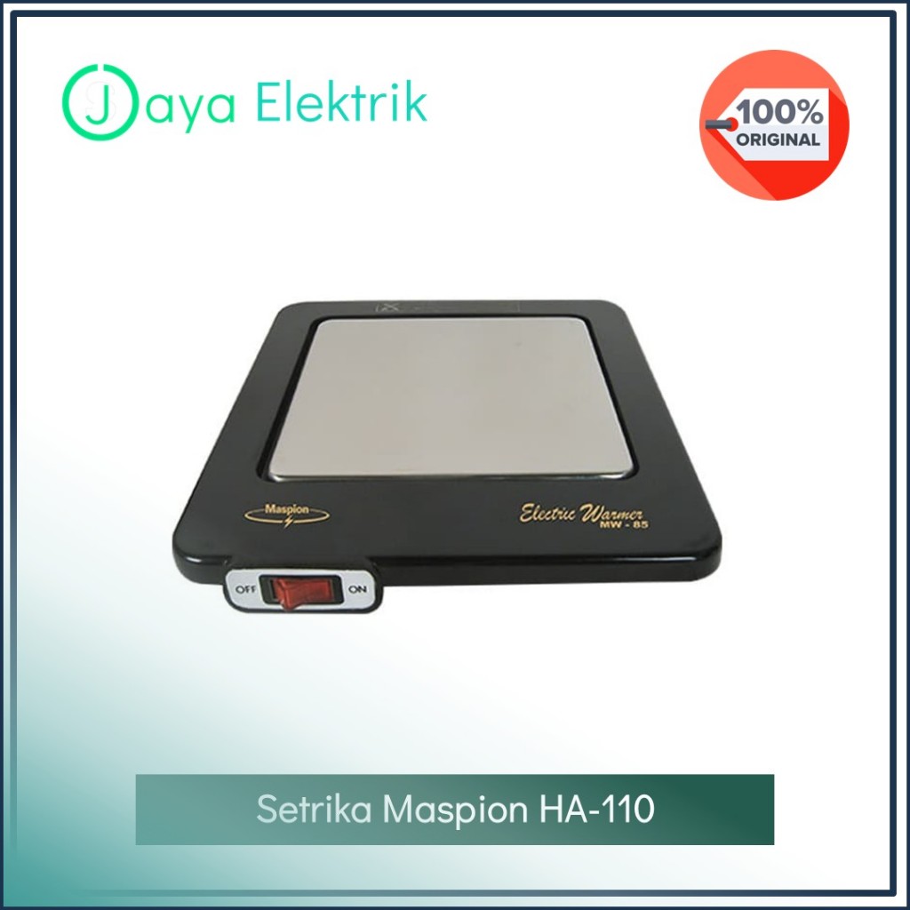 Pemanas Listrik MASPION Electric Warmer MW-85 - Penghangat Makanan dan Minuman 40W