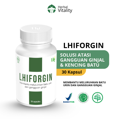 Lhiforgin 100% Asli Obat Batu Ginjal Peradangan Infeksi Saluran Kemih