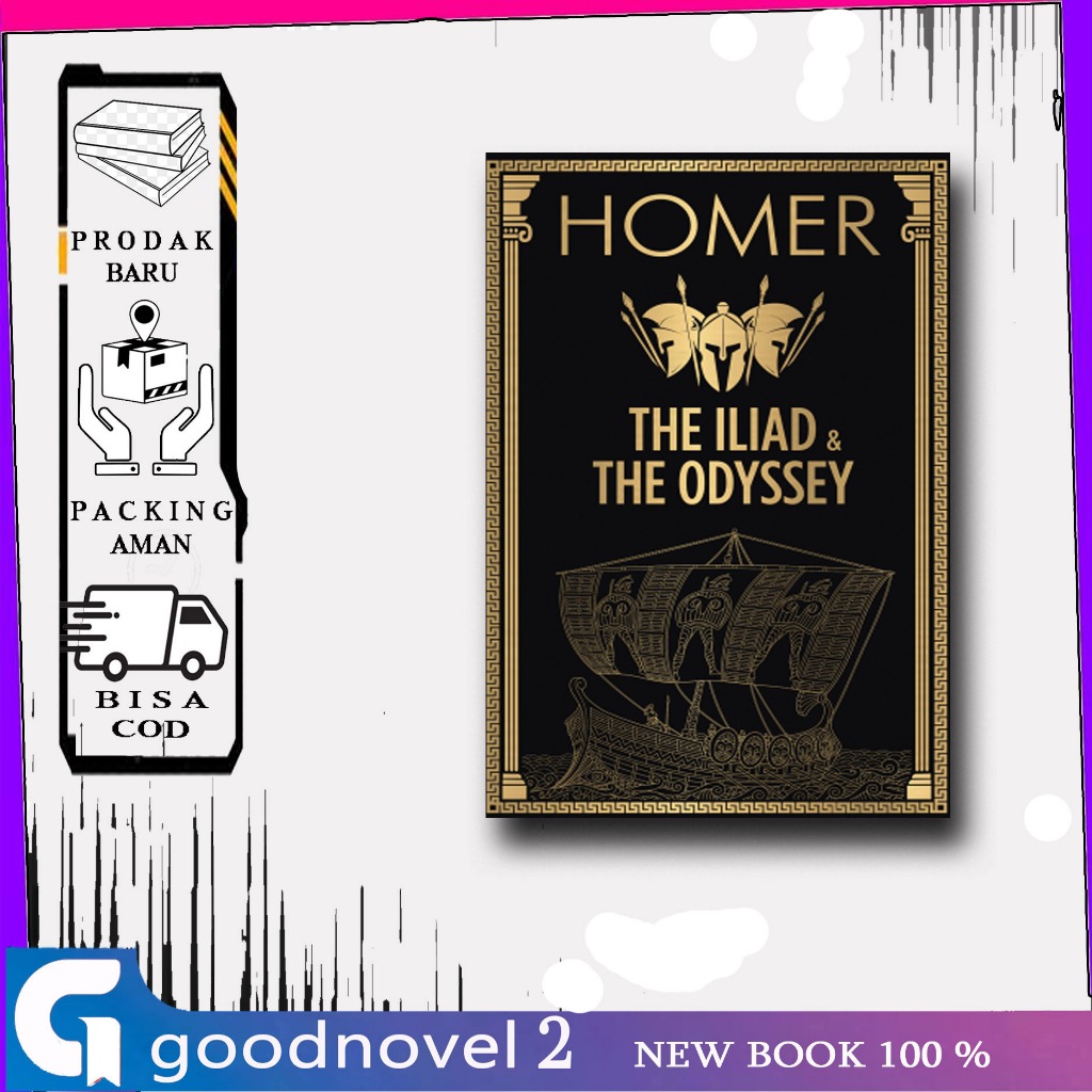HOMER: The Iliad & the Odyssey (English) By Homer