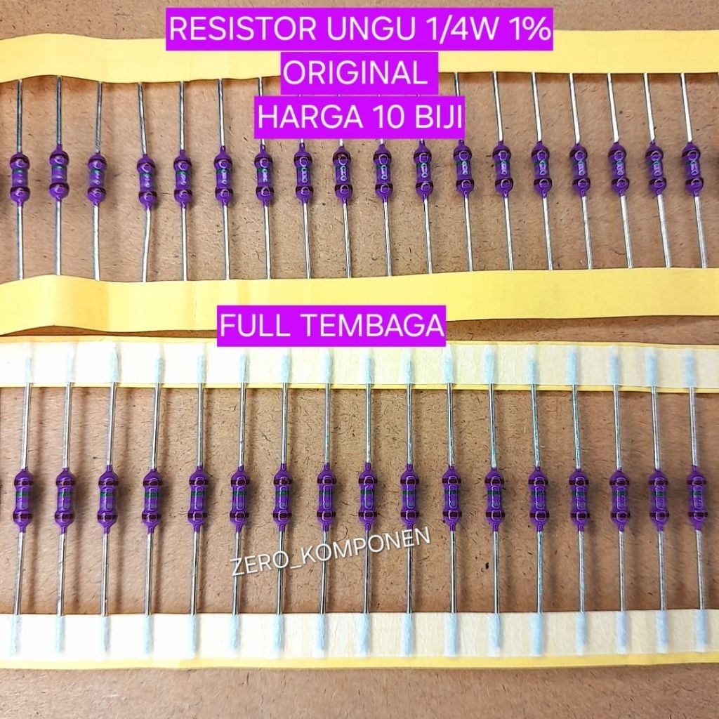RESISTOR 1/4W 47R 1% ORIGINAL JAPAN RESISTOR UNGU.10PCS