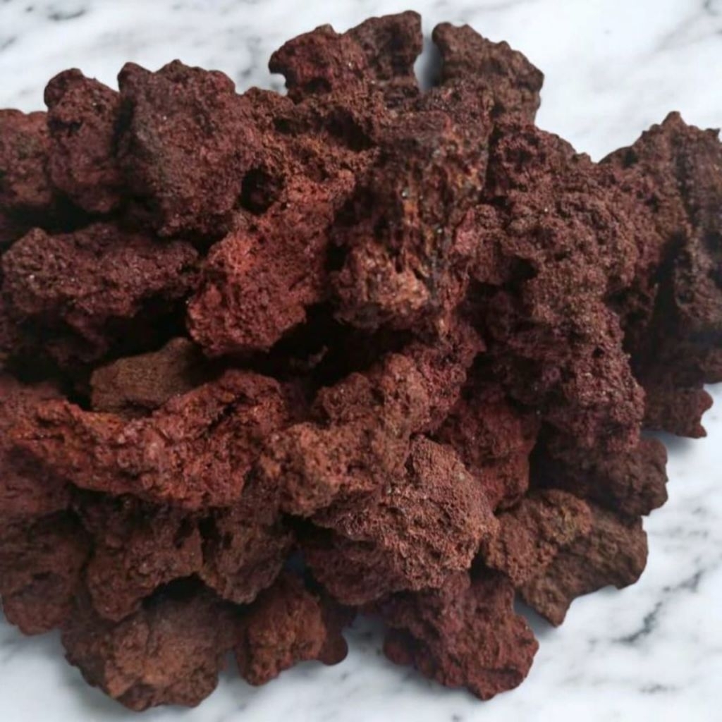 Batu lavarok merah/Batu lava 1kg/Batu lava
