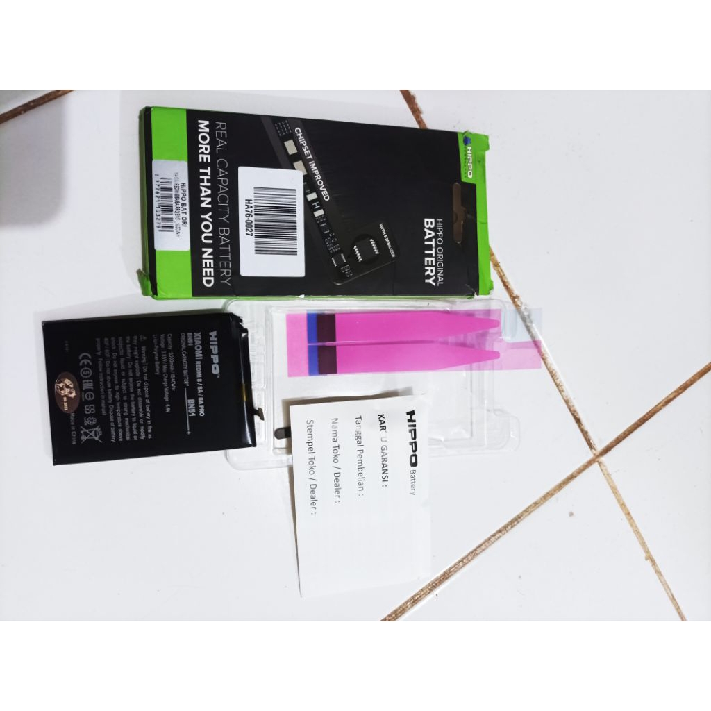 Baterai Hippo Xiaomi redmi 8 redmi 8A redmi 8A Pro Baterry BN51 / BN 51