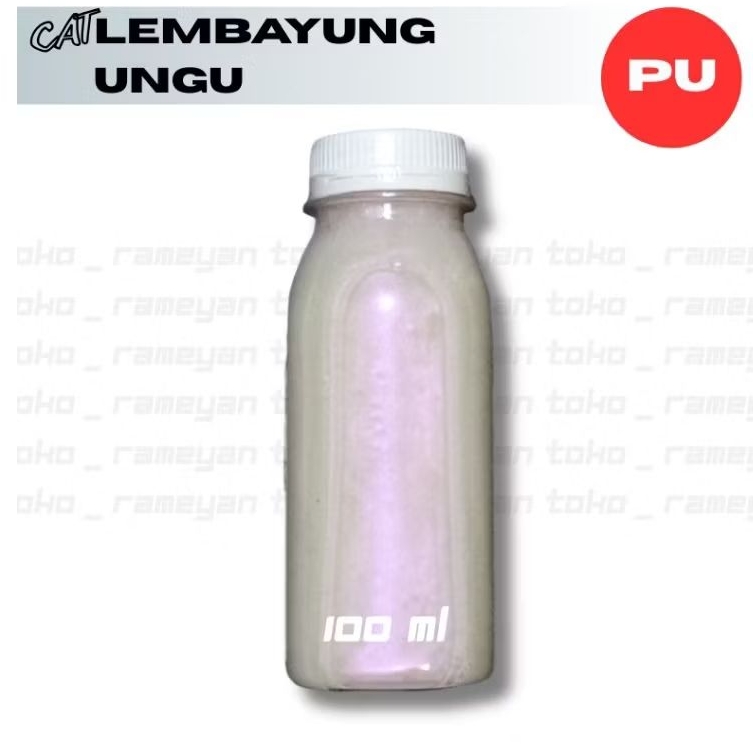 Cat Lembayung Ungu PU 100 ml, Pearl Purple PU, Mutiara Lembayung Biru