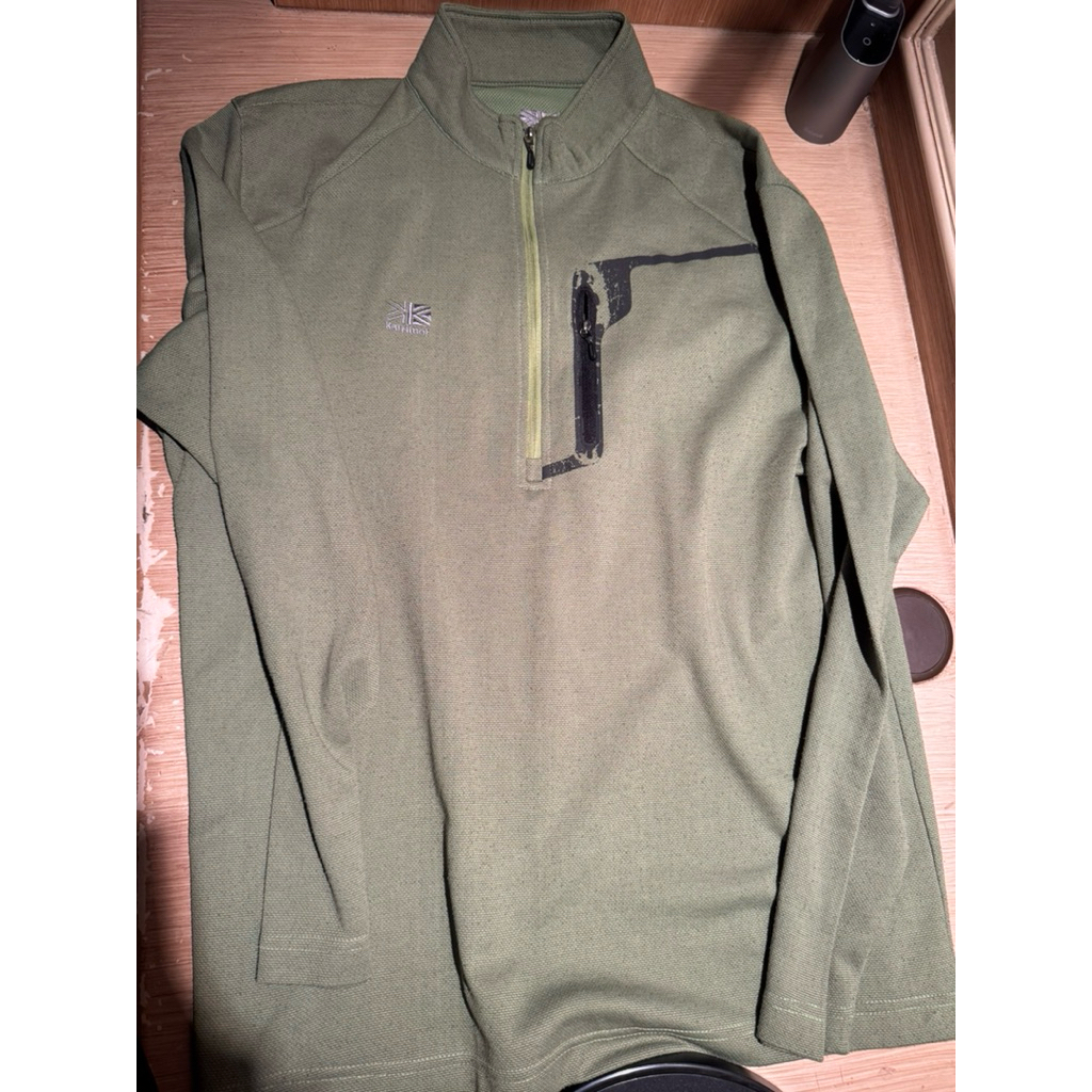 Kaos Outdoor Karrimor Baselayer Ijo Hiking Trekking Kaos Olahraga Original 100% #baselayer #gunung #