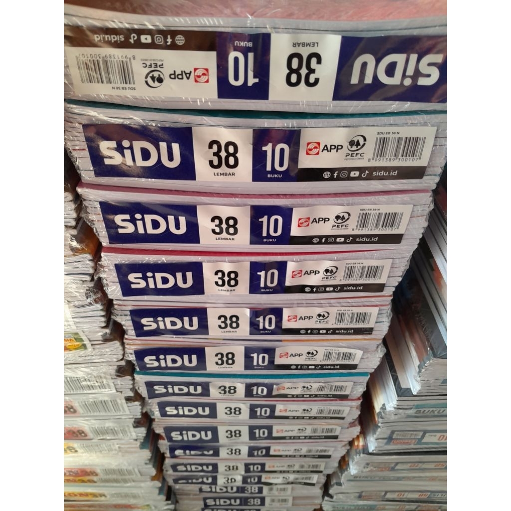 

BUKU TULIS SINAR DUNIA (Sidu)38 1pack