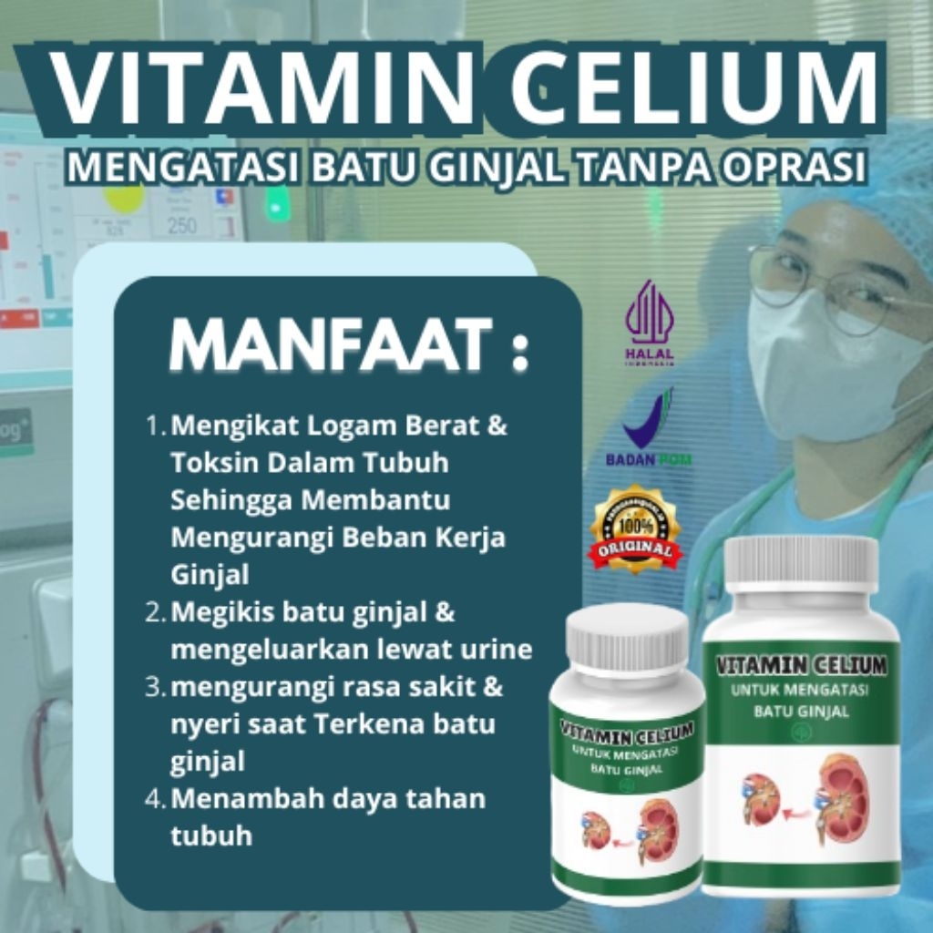 Vitamin Celium Batu ginjal Membantu Mengatasi Batu Ginjal Mengikis Batu Ginjal Melarutkan Batu Ginja