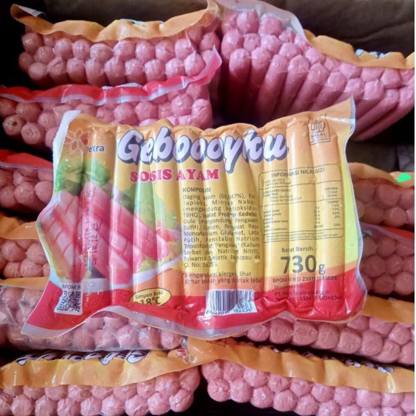 

Geboyku Sosis Ayam Merah 730gr Murah