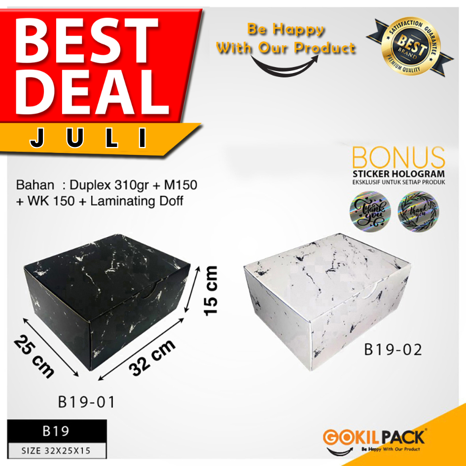 

Kotak Kado - Box Hampers - Dus Packaging - Gift - Uk 32x25x15 - B19