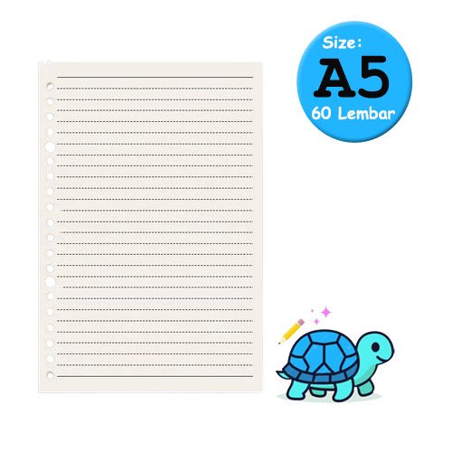 

Aimilo Kertas Isi Ulang Refill Binder Loose Leaf A5 60 Lembar