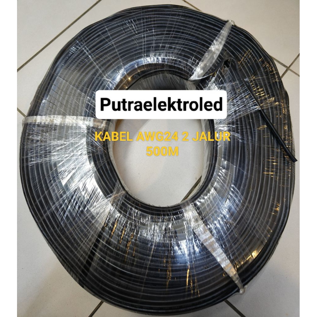 KABEL AWG24 2 JALUR PANJANG 500M KABEL SERABUT / Kabel Awg 24 isi 2