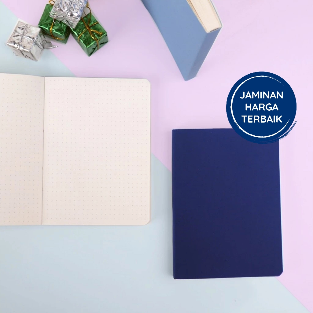 

Bukuqu Notebook Softcover B6 - Notebook kulit premium - cream paper